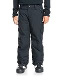 Quiksilver Porter Insulated Snowboard Pant Boys True Black