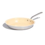 Made In Cookware - 12" Nonstick Ceramic Frying Pan - 5 Ply Stainless Clad - Professional Cookware - Crafted in USA - Induction Compatible