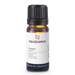 Naissance Lemon Essential Oil 10ml - Pure, Natural, Steam Distilled, Cruelty Free, Vegan and Undiluted - Use in Aromatherapy & Diffusers