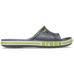 crocs unisex-adult Bayaband Slide SLATE GREY/LIME PUNCH Slide Sandal - 4 UK Men/ 5 UK Women (M5W7) (205392-0GX)