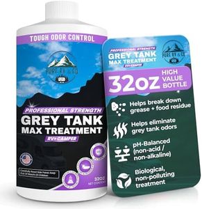 Pure RV Grey Water Tank Treatment, 32oz | Fast-Acting RV Holding Tank Treatment | Camper Toilet & RV Black Tank Cleaner | Enzymatic Odor Eliminator | Safe for Septic & Marine Systems
