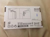 Ikea Alloy Steel Adjustable Steel Betydlig Wall Or Ceiling Curtain Rod Brackets (Black) - Set Of 2