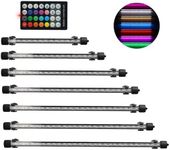 Submersible Aquarium Light Underwater RGB Multicolour LED Lights Waterproof Lamp for Fish Tank with Remote Control (92cm)