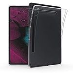 kwmobile Case Compatible with Samsung Galaxy Tab S8 / Galaxy Tab S7 Case - Soft TPU Back Protector Cover for Tablet - Transparent