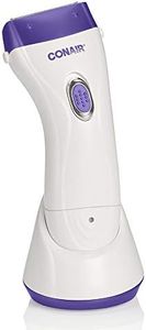 Conair Body and Facial Hair Removal for Women, Cordless Rechargeable Dual Foil Shaver & Trimmer, Perfect for Face, Ear/Nose, Eyebrows, Legs, and Bikini Lines