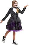 Jack Skellington Costume for Girls, Official Disney Nightmare Before Christmas Costume, Kids and Tween Size Dress Up Tutu