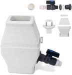 Tintsabo Rain Barrel Diverter Kit, RainWater Collection System Fits for 2x3 or 3x4 Inch Downspout Diverter Set, Downspout Diverter for Rain Barrel with Filtration and PVC Spigot, Rain Diverter M02