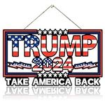 Trump 2024 Wooden Hanging Signs Tak