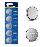 CR2032 Lithium 3V Coin Battery – 5 Pack CR 2032 Batteries for Apple Air Tag Battery Key Fob Garage Door Opener Sensor Home Kitchen Scales Blood Glucose Meter Monitor Airtag Replacement