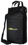 LOUDmouth Professional Drumstick Mallet Bag, Large Capacity | Wide Percussion Deluxe Drum Stick Holder Case