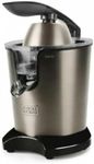 BLACK+DECKER Electric Citrus Juicer | BXCJ350E | 350W | Professional AC Motor | Stainless Steel Filter | Pulp Regulator | 2 Attachments