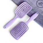 Premium 3D Detangling Hair Brush for Women & Men- Anti Hair Fall Comb for Curly, Wavy & Straight Hair | Hair Straightening Brush, Wet & Dry Styling Brush | Scalp Massager, Frizz Control & Tangle Free Grooming Brush