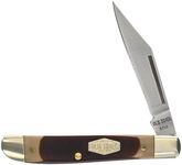 Old Timer 12OT Pal Traditional Folding Pocket Knife with 2.2in High Carbon Stainless Steel Blade, Sawcut Handle, and Convenient Size for EDC, Whittling, Camping, Hunting, General Use, and Outdoors