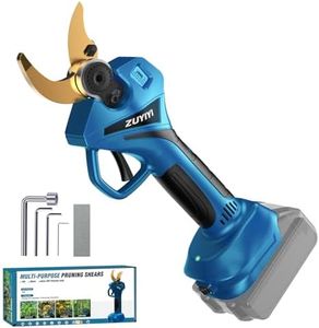 ZUYIYI Cordless Electric Pruning Shears for Makita 18V Battery, 2.4" Cutting Brushless Electric Pruner, Tree Branch Cutter for Tree & Flower Trimming w/LED Display, 2 Levels Adjustable (Bare Tool)