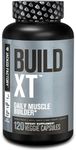 Jacked Factory Build-XT Daily Muscle Builder & Performance Enhancer - Muscle Building Supplement for Muscular Strength & Growth | Trademarked Ingredients Peak02, ElevATP, & Astragin - 120 Veggie Pills