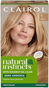 Clairol Natural Instincts Semi-Permanent No Ammonia Hair Dye, 9 Light Blonde