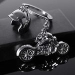 Lanjue 3D Metal Motor Bike Super Bike Scooter Keyring Gift Fathers Day