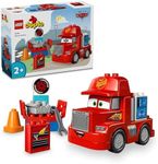 LEGO® DUPLO® Disney and Pixar’s Cars Mack at The Race 10417 Set, Construction Toy for Toddlers Aged 2 Years Old and Over, Buildable Red Hauler Truck from The Film