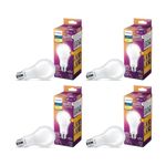 PHILIPS LED 100W A21 Soft White Warm Glow Bulb(2700K-2200K) - 4 Pack