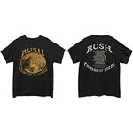 Rock Off Rush 'Caress of Steel' (Black) T-Shirt (Large)