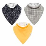 Lovjoy Large Bandana Bibs for Children 4+ Years/Special Needs Bibs/Suitable for Children, Teens and Adults/Adjustable Neck Size (Set 09)