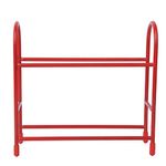 RC Car Tire Rack, Metal Wheels Storage Rack Tires Shelf Accessory for 1/10 Scale Car (Red) Model Toy