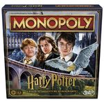 Monopoly Harry Potter Edition Board Game | A Magical Adventure at Hogwarts | Ages 8 and Up | 2 to 6 Players | Family Games | Gifts for Kids and Adults (English)