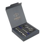 Parker Gift Set - (Parker Vector Camouflage Coated Special Edition Roller Ball Pen With Key Chain) |1 Pen + 1 Key Chain| Gift Set | Gifts For Employees | Corporate Gift