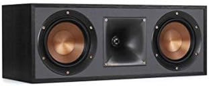 Klipsch R-52C Powerful Detailed Center Channel Home Speaker - Black