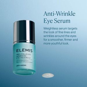 ELEMIS Pro-Collagen Advanced Eye Treatment – Hydrating Anti-Wrinkle Eye Cream, 15ml