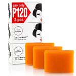 Kojie San Skin Lightening Kojic Acid Soap 3 Bars - 100g Fades Age Spots, Freckles, and Other Signs of Sun Damage and Heals Acne Blemishes and Erases Red Marks and Scars by Kojie San