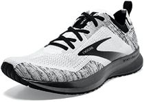 Brooks Men's Ghost 12 Sneaker, White Black, 10 US