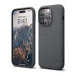 elago Pebble Case Compatible with iPhone 14 Pro Case (6.1"), Special Pebble Coated Surface, Premium TPU, Ergonomic Rounded Shape Design, Shockproof Protective Cover (Dark Grey)