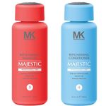 MK MAJESTIC PROFESSIONAL Keratin Replenishing Shampoo And Conditioner Combo 600Ml With Argan Oil