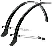 SKS Commuter Bicycle Fender Set (35mm/Road Bike, Black)