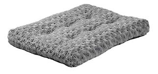 MidWest Homes for Pets Ombré Swirl Plush Pet Bed; 60.9cm (24-Inch) Long Pet Bed for Toy Dog/Cat Breeds; Gray; Model 40624-SGB