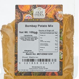 Old India Bombay Potato Mix 100g – Authentic Spice Blend