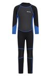 Mountain Warehouse Kids Full Wetsuit - 2.5mm, UPF50+ Neoprene Charcoal 9-10 Years