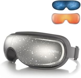 RENPHO Christmas Limited Edition Eye Massager with Heat and Cooling, White Elephant Christmas Birthday Gifts for Mom Dad Women Men Her Him, Eyeris 3 Voice Control, Eye Care Sleep Mask for Migraines