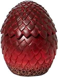 Department 56 Game of Thrones Drogon's Egg Keepsake Holder Trinket Box, 4.92 Inch, Red