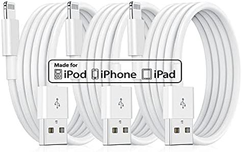 Cargador iPhone Cable iPhone Apple, [MFi Certificado] 1M Cable Lightning Original, Carga Rápida Cargador iPhone para iPhone 13/13 Pro/13 mini/12/11/11 Pro/X/XS/XR/8/8 Plus/7 Plus/6s/6/5/SE/iPad