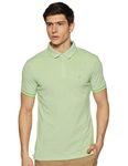 Allen Solly Men's Plain Regular Fit Polo (Askpqrgfj52168 Large), Green