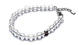 Phiten (phiten) Bracelet Crystal Combination Breath (5mm · 7mm Ball) 19cm (+ 3cm with Adjuster)