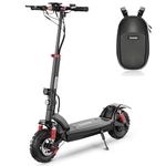 iScooter 11" Electric Scooter, iX6 Off Road Electric Scooters for Adult with NFC Key Card Switch, 60km Long Range, 48V 17.5Ah Fast E-Scooter with Scooter Bag,4 Shock Suspension,3 Speed Modes