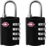 TSA Luggage Locks (2 Pack) - 4 Digi