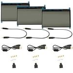 AZDelivery 3x RPI Touch Display 7" Capacitive - Touchscreen 7 inch compatible with Raspberry Pi, 7 inch mini HDMI display, 7 inch Raspberry Pi screen monitor, 7 inch HDMI monitor