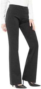 URBEST Women's Stretchy Bootcut Dress Pants Office Work Business Casual Slacks with Pockets 30" Inseam Charcoal