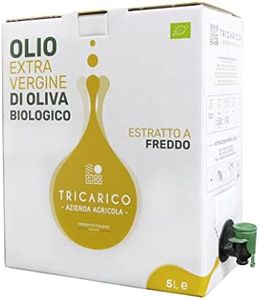 Don Giovanni Bio - 5 L - NUOVO RACCOLTO 2023/2024 - Olio extravergine d'oliva BIO 100% Italiano, 100% Coratina, Intenso, bag-in-box con rubinetto dosatore - Az. Agr. Tricarico