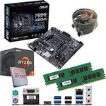 Components4All AMD Ryzen 7 1700 3.0Ghz (Turbo 3.7Ghz) Eight Core Sixteen Thread CPU, ASUS Prime A320M-K Motherboard & 16GB 3200Mhz Crucial DDR4 RAM Pre-Built Bundle