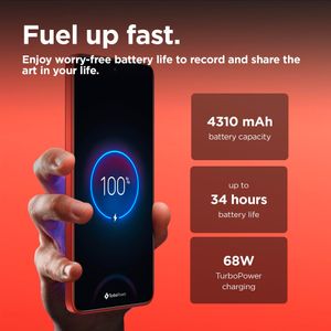 Motorola Edge 50 Neo Smartphone, 8GB RAM 256GB – Poinciana Red